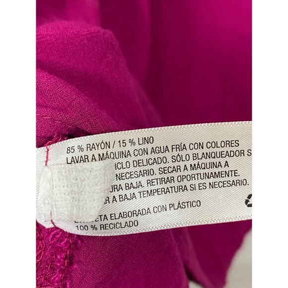 Universal Thread Women Magenta Slip MIDI Dress Adjustable Strap Size M - Picture 6 of 7